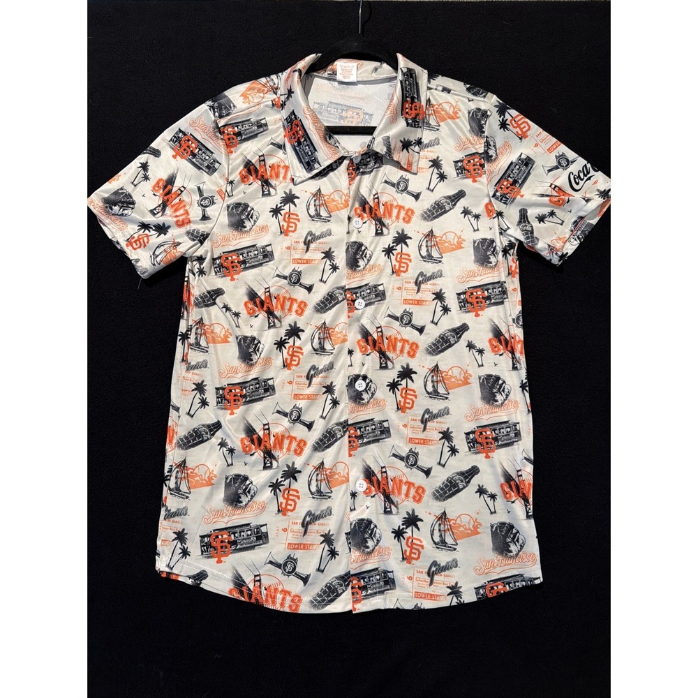 San Francisco Giants 2025 Aloha Shirt SGA 8/9/25 SF Hawaiian size Medium